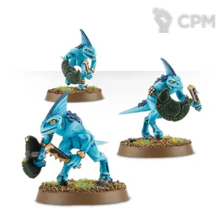 Описание картинки Набор миниатюр Warhammer Age of Sigmar Seraphon Skinks от Дауран по цене 4 000руб | Свободный Рынок Миниатюр - СРМ
