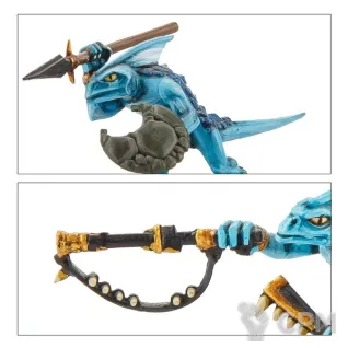 Описание картинки Набор миниатюр Warhammer Age of Sigmar Seraphon Skinks от Дауран по цене 4 000руб | Свободный Рынок Миниатюр - СРМ