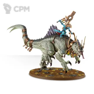 Описание картинки Skink Oracle on Troglodon от ВАХА WORKSHOP по цене 1 500руб | Свободный Рынок Миниатюр - СРМ