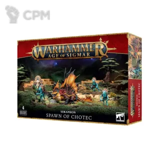 Описание картинки Набор миниатюр Warhammer Age of Sigmar Seraphon Spawn of Chotec от Дауран по цене 5 000руб | Свободный Рынок Миниатюр - СРМ