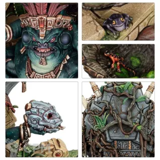 Описание картинки Набор миниатюр Warhammer Age of Sigmar Seraphon Slann Starmaster от Дауран по цене 7 200руб | Свободный Рынок Миниатюр - СРМ