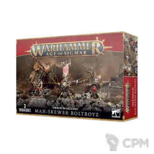Описание картинки Набор миниатюр Warhammer Age of Sigmar Orrukk Warclans Man-Skewer Boltboyz от Дауран по цене 4 700руб | Свободный Рынок Миниатюр - СРМ