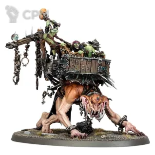 Описание картинки Набор миниатюр Warhammer Age of Sigmar Orrukk Warclans Marshcrawla Sloggoth от Дауран по цене 5 000руб | Свободный Рынок Миниатюр - СРМ