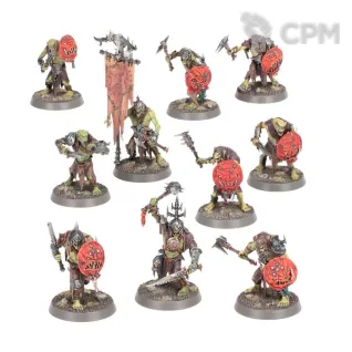 Описание картинки Набор миниатюр Warhammer Age of Sigmar Orrukk Warclans Gutrippaz от Дауран по цене 5 000руб | Свободный Рынок Миниатюр - СРМ