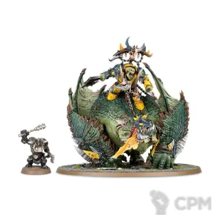 Описание картинки Набор миниатюр Warhammer Age of Sigmar Orrukk Warclans Gordrakk the Fist of Gork от Дауран по цене 12 000руб | Свободный Рынок Миниатюр - СРМ