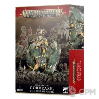 Описание картинки Набор миниатюр Warhammer Age of Sigmar Orrukk Warclans Gordrakk the Fist of Gork от Дауран по цене 12 000руб | Свободный Рынок Миниатюр - СРМ