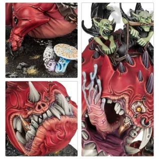 Описание картинки Набор миниатюр Warhammer Age of Sigmar Gloomspite Gitz Mangler Squigs от Дауран по цене 7 600руб | Свободный Рынок Миниатюр - СРМ