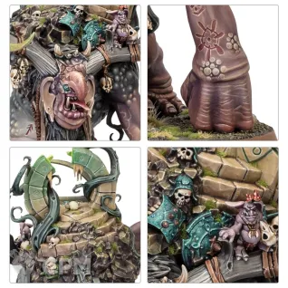 Описание картинки Набор миниатюр Warhammer Age of Sigmar Gloomspite Gitz Trugg the Troggoth King от Дауран по цене 8 400руб | Свободный Рынок Миниатюр - СРМ