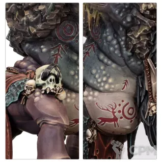 Описание картинки Набор миниатюр Warhammer Age of Sigmar Gloomspite Gitz Trugg the Troggoth King от Дауран по цене 8 400руб | Свободный Рынок Миниатюр - СРМ