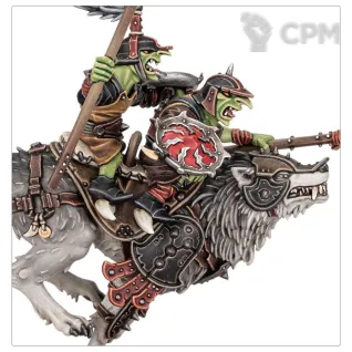 Описание картинки Набор миниатюр Warhammer Age of Sigmar SPEARHEAD GLOOMSPITE GITZ: SNARLPACK HUNTAZ от Дауран по цене 12 500руб | Свободный Рынок Миниатюр - СРМ