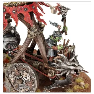 Описание картинки Набор миниатюр Warhammer Age of Sigmar Gloomspite Gitz Doom Diver Catapult от Дауран по цене 9 000руб | Свободный Рынок Миниатюр - СРМ