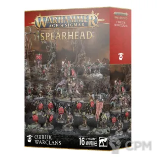Описание картинки Набор Спирхед Warhammer: Age of Sigmar Orrukk Warclans Spearhead от Дауран по цене 12 500руб | Свободный Рынок Миниатюр - СРМ