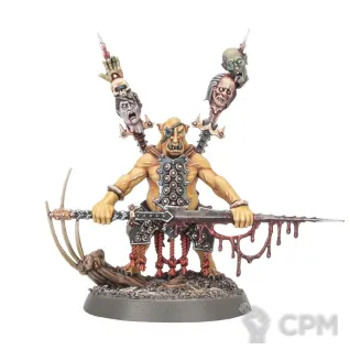Описание картинки Набор миниатюр Warhammer Age of Sigmar Orrukk Warclans Hobgrot Slittaboss от Дауран по цене 3 000руб | Свободный Рынок Миниатюр - СРМ