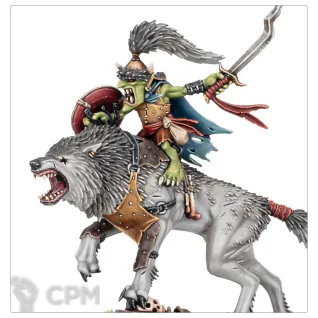 Описание картинки Набор миниатюр Warhammer Age of Sigmar Gloomspite Gitz Snarlboss and Wolfgit Retinue от Дауран по цене 3 600руб | Свободный Рынок Миниатюр - СРМ