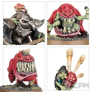 Описание картинки Набор миниатюр Warhammer Age of Sigmar Gloomspite Gitz Squig Herd от Дауран по цене 4 500руб | Свободный Рынок Миниатюр - СРМ