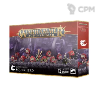Описание картинки Набор миниатюр Warhammer Age of Sigmar Gloomspite Gitz Squig Herd от Дауран по цене 4 500руб | Свободный Рынок Миниатюр - СРМ