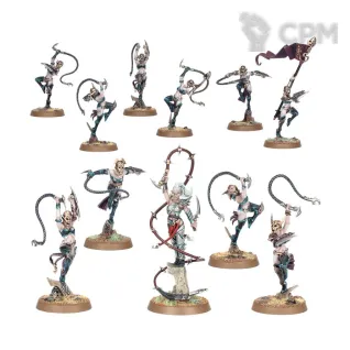 Описание картинки Regiment of Renown DAUGHTERS OF KHAINE: THE CRIMSON LASH от Дауран по цене 6 000руб | Свободный Рынок Миниатюр - СРМ