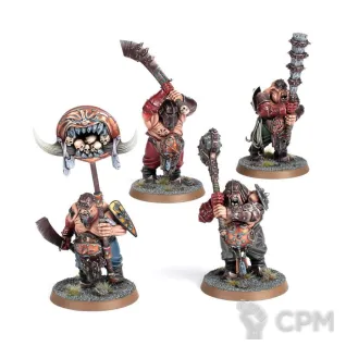 Описание картинки Набор миниатюр Warhammer Age of Sigmar Ogor Mawtribes Ironguts от Дауран по цене 4 000руб | Свободный Рынок Миниатюр - СРМ
