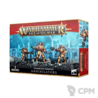 Описание картинки Набор миниатюр Warhammer Age of Sigmar Stormcast Eternals Annihilators от Дауран по цене 5 000руб | Свободный Рынок Миниатюр - СРМ