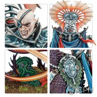 Описание картинки Набор миниатюр Warhammer Age of Sigmar Idoneth Deepkin Volturnos, High King of the Deep от Дауран по цене 5 000руб | Свободный Рынок Миниатюр - СРМ