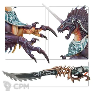 Описание картинки Набор миниатюр Warhammer Age of Sigmar Idoneth Deepkin Volturnos, High King of the Deep от Дауран по цене 5 000руб | Свободный Рынок Миниатюр - СРМ