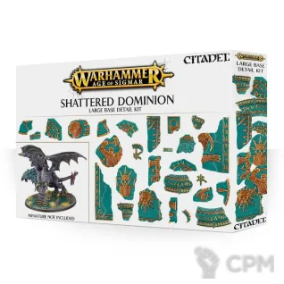 Описание картинки Набор миниатюр Warhammer Age of Sigmar Shattered Dominion Large Base Detail Kit от Дауран по цене 3 500руб | Свободный Рынок Миниатюр - СРМ