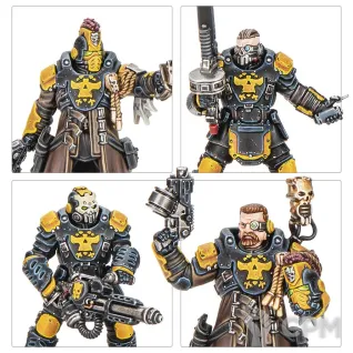 Описание картинки Набор миниатюр Warhammer Necromunda Palanite Enforcer Captains and Sergeants от Дауран по цене 4 500руб | Свободный Рынок Миниатюр - СРМ