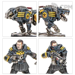 Описание картинки Набор миниатюр Warhammer Necromunda Palanite Enforcer Captains and Sergeants от Дауран по цене 4 500руб | Свободный Рынок Миниатюр - СРМ