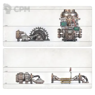 Описание картинки Предзаказ на NECROMUNDA ZONE MORTALIS: FACTORIA PIPES от Дауран по цене 5 000руб | Свободный Рынок Миниатюр - СРМ