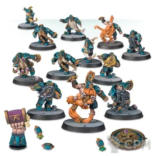 Описание картинки Dwarf Team: The Dwarf Giants от Dark Heresy по цене 2 200руб | Свободный Рынок Миниатюр - СРМ