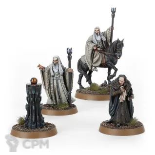 Описание картинки Saruman the White &amp; Gríma от  по цене 750руб | Свободный Рынок Миниатюр - СРМ