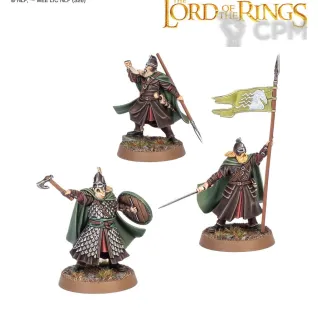 Описание картинки Предзаказ на MIDDLE-EARTH SBG:  WARRIORS OF ROHAN COMMANDERS от Дауран по цене 4 000руб | Свободный Рынок Миниатюр - СРМ