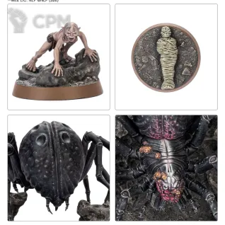 Описание картинки THE PATH OF CIRITH UNGOL:SHELOB &amp; GOLLUM от SectorA13 по цене 66 666руб | Свободный Рынок Миниатюр - СРМ