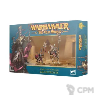 Описание картинки Набор миниатюр Warhammer The Old World TOMB KINGS OF KHEMRI: LICHE PRIESTS от Дауран по цене 4 500руб | Свободный Рынок Миниатюр - СРМ