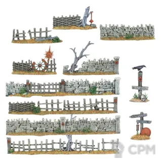 Описание картинки Набор миниатюр Warhammer The Old World Walls and Fences от Дауран по цене 2 800руб | Свободный Рынок Миниатюр - СРМ
