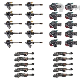 Описание картинки Набор Warhammer Legiones Astartes Volkite Culverins, Lascannons, and Autocannons от Дауран по цене 4 500руб | Свободный Рынок Миниатюр - СРМ