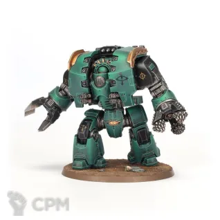 Описание картинки Leviathan Siege Dreadnought with Claw &amp; Drill Weapons от Московская Литейка  по цене 3 000руб | Свободный Рынок Миниатюр - СРМ
