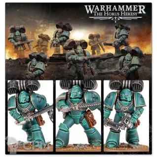 Описание картинки Предзаказ на Warhammer The Horus Heresy LEGIONES ASTARTES: MKIV ASSAULT SQUAD от Дауран по цене 6 000руб | Свободный Рынок Миниатюр - СРМ