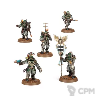 Описание картинки Набор миниатюр Warhammer The Horus Heresy Solar Auxilia Tactical Command Section от Дауран по цене 3 000руб | Свободный Рынок Миниатюр - СРМ