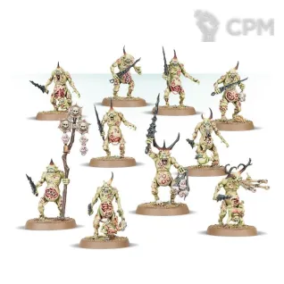 Описание картинки Plaguebearers от ВАХА WORKSHOP по цене 700руб | Свободный Рынок Миниатюр - СРМ