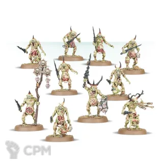Описание картинки Plaguebearers от ВАХА WORKSHOP по цене 550руб | Свободный Рынок Миниатюр - СРМ