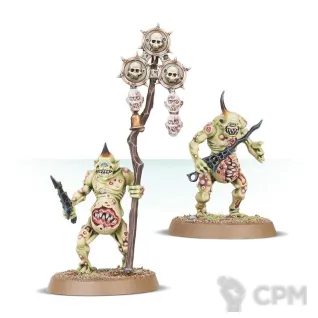 Описание картинки Набор миниатюр Warhammer Age of Sigmar Maggotkin of Nurgle Plaguebearers от Дауран по цене 4 000руб | Свободный Рынок Миниатюр - СРМ