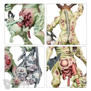 Описание картинки Набор миниатюр Warhammer Age of Sigmar Maggotkin of Nurgle Plaguebearers от Дауран по цене 4 000руб | Свободный Рынок Миниатюр - СРМ