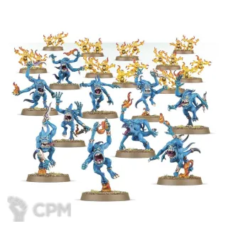 Описание картинки Набор миниатюр Warhammer Age of Sigmar Disciples of Tzeentch Blue Horrors от Дауран по цене 3 800руб | Свободный Рынок Миниатюр - СРМ
