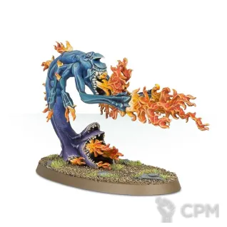 Описание картинки Exalted Flamer of Tzeentch от ВАХА WORKSHOP по цене 500руб | Свободный Рынок Миниатюр - СРМ