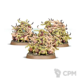 Описание картинки Nurglings от ВАХА WORKSHOP по цене 300руб | Свободный Рынок Миниатюр - СРМ
