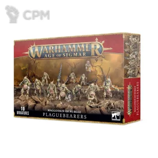 Описание картинки Набор миниатюр Warhammer Age of Sigmar Maggotkin of Nurgle Plaguebearers от Дауран по цене 4 000руб | Свободный Рынок Миниатюр - СРМ