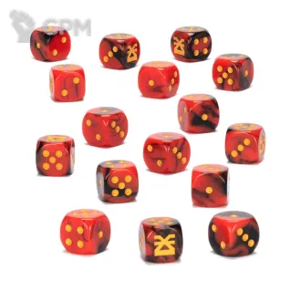 Описание картинки Кубы AGE OF SIGMAR: BLADES OF KHORNE DICE от Дауран по цене 2 750руб | Свободный Рынок Миниатюр - СРМ