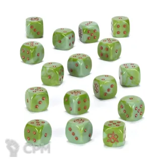Описание картинки Набор шестигранных кубов Warhammer Age of Sigmar Maggotkin of Nurgle dice от Дауран по цене 4 000руб | Свободный Рынок Миниатюр - СРМ