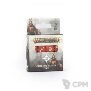 Описание картинки Набор шестигранных кубов Warhammer AGE OF SIGMAR: CITIES OF SIGMAR DICE от Дауран по цене 3 000руб | Свободный Рынок Миниатюр - СРМ